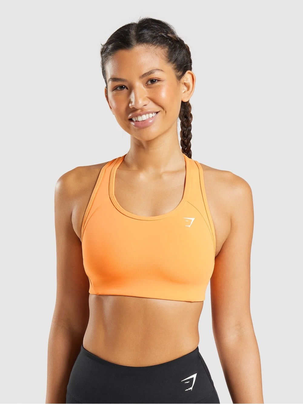 Gymshark Essential Racer Back Sports Bra - Apricot Orange